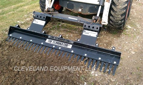 how to use a eliminator rake for skid steer|loegering eliminator landscape rake.